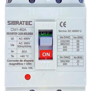 LINHA DISJUNTOR CAIXA MOLDADA SIBRATEC
